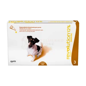 Revolution Antipulgas 12% 0.5 ml / 5.1 a 10 kg (3 pipetas)