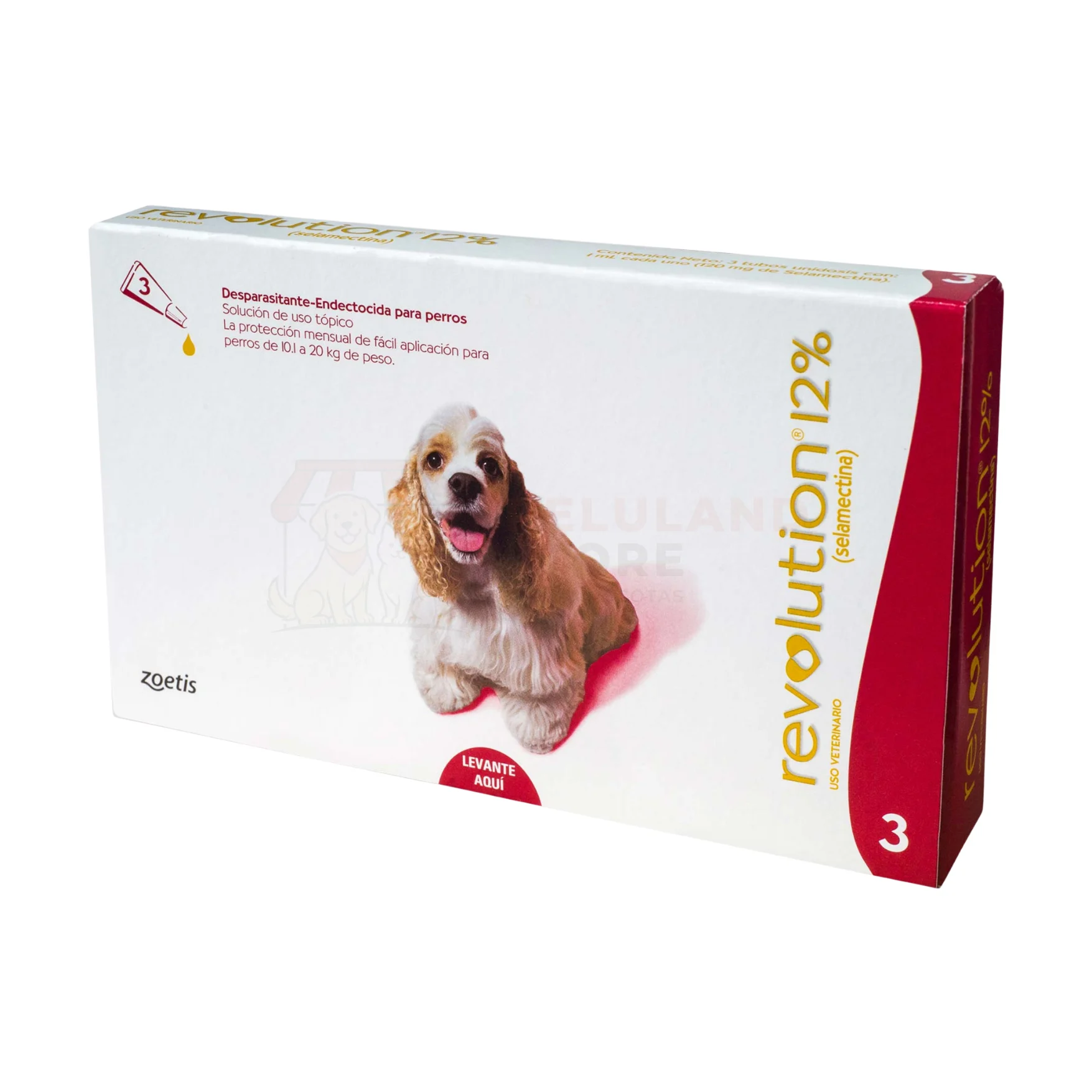 Revolution Antipulgas 12% 1 ml / 10.1 a 20 kg (3 pipetas)