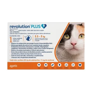 Revolution Plus 0.5 ml 2.5 a 5 kg (3 pipetas)