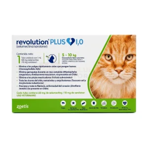 Revolution Plus 1 ml 5 a 10 kg (1 pipeta)