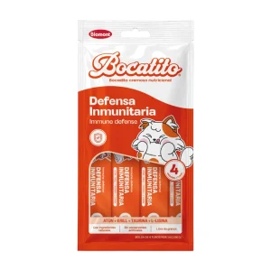 Bocatito Snack Funcional Para Gatos - Defensa Inmunitaria (Pack 4 Sachets)