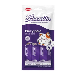 Bocatito Snack Funcional Para Gatos - Piel y Pelo (Pack 4 Sachets)