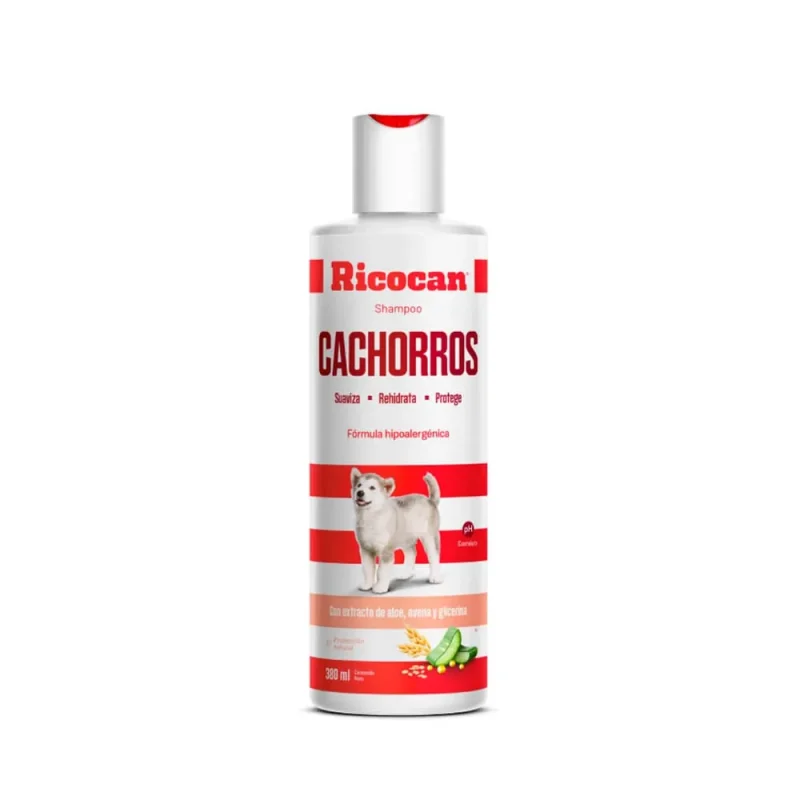 Ricocan Shampoo Cachorro Hipoalergénico Frasco 380 ml Ricocan Shampoo Cachorro Hipoalergénico Frasco 380 ml