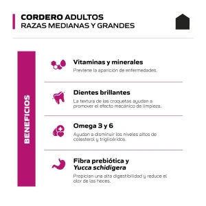 Canbo Cordero Adultos Razas Medianas y Grandes - Alimento Seco Perro