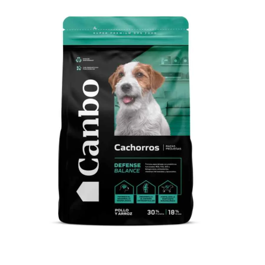 Canbo Cachorros Pollo y Arroz Razas Pequeñas - Alimento Seco Perro