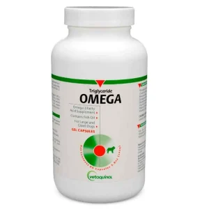 Vetoquinol Triglyceride Omega Large & Giant | Frasco por 60 tabletas