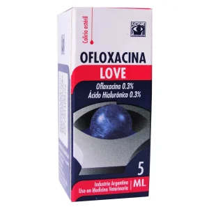 Love Ofloxacina Gotas Oftalmicas (Antibiótico + Ácido Hialurónico) - Gotero 5 ml