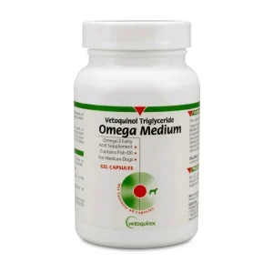 Vetoquinol Triglyceride Omega Medium - Frasco por 60 tabletas