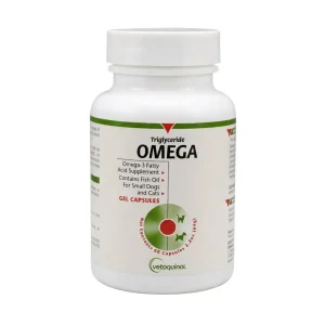 Vetoquinol Triglyceride Omega Small - Frasco por 60 tabletas